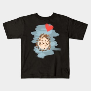 hedgehog Love Kids T-Shirt